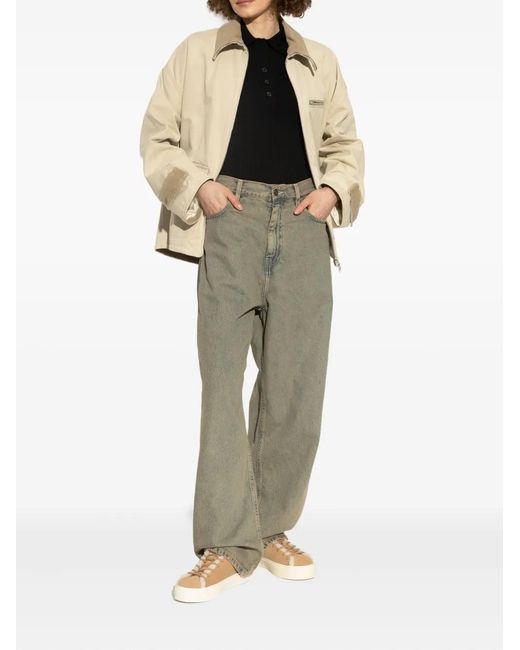 Inuikii Brown Shearling-Trimmed Suede Sneakers