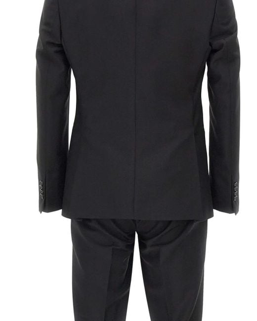 Carlo Pignatelli Black Buttoned Suit for men