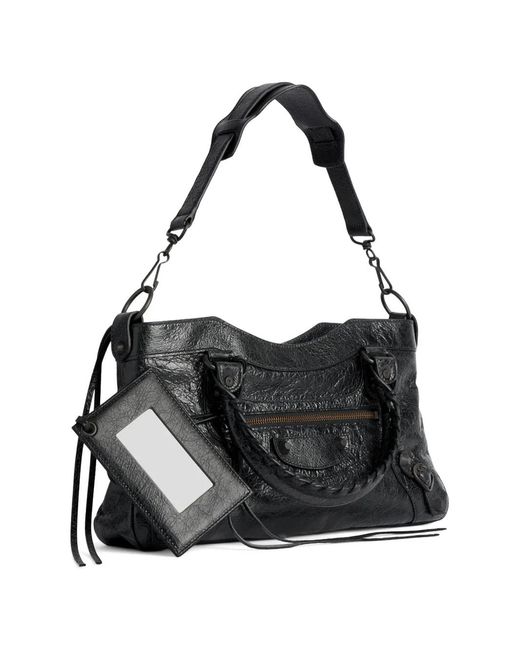Balenciaga Black Le City Tote Bag
