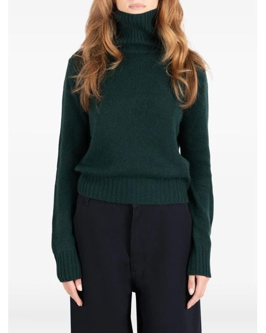 Societe Anonyme Reese Roll-neck Sweater Green