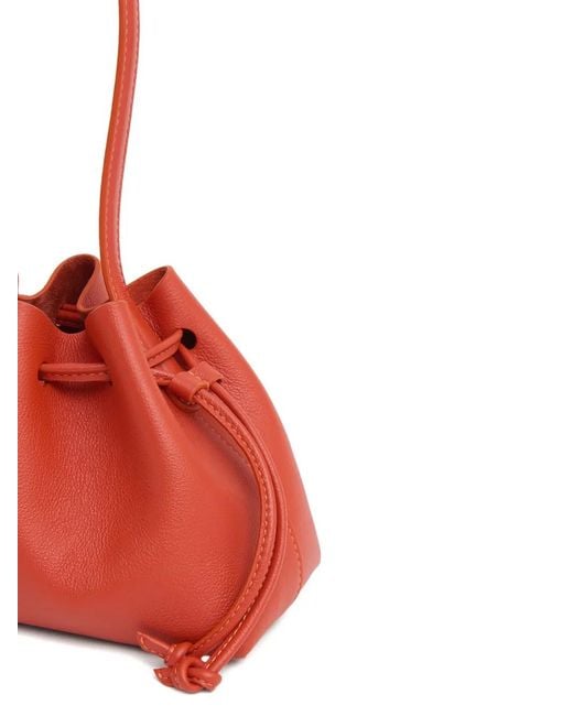 Bolso shopper con cordones Mansur Gavriel de color Red