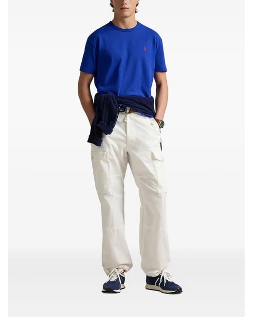 Polo Ralph Lauren Blue Cotton T-Shirt for men