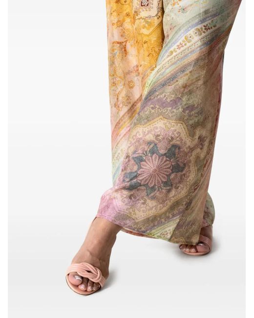 Alexandre Birman Pink 30Mm Knotted-Upper Buckled Sandals