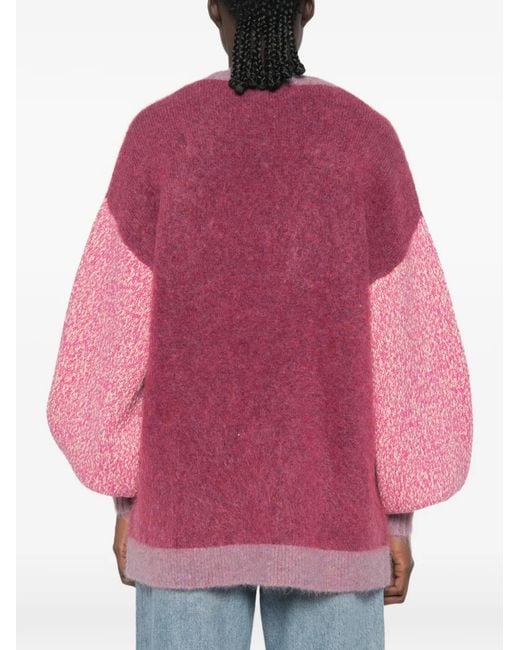 ALÉMAIS Pink Mlak Cardigan