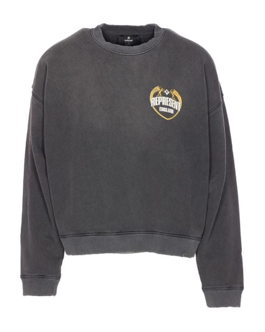 Sweat Angel Border Represent pour homme en coloris Gray