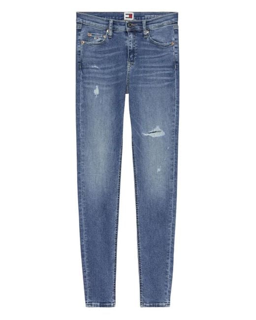Tommy Hilfiger Blue Straight-Leg Jeans