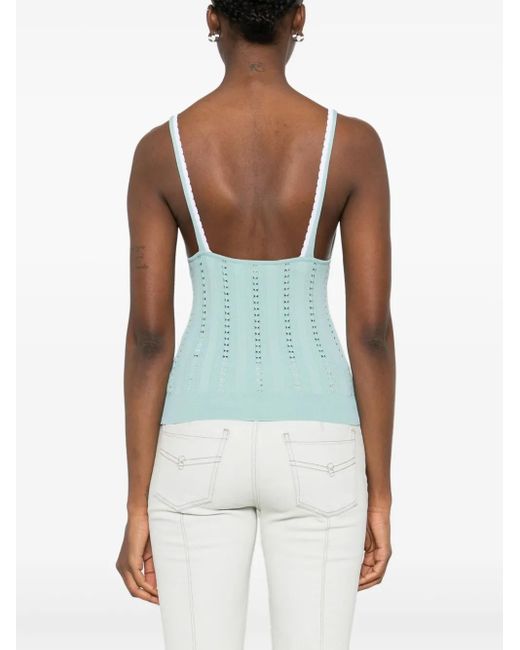 Blumarine ニットトップ Blue