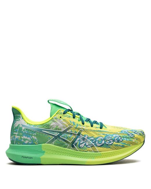 asics blue and yellow