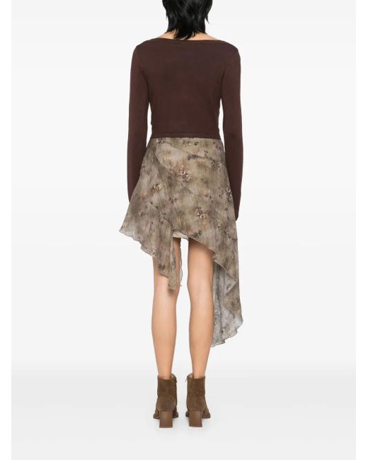 B+ AB Brown Two-Piece Dress