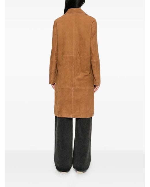 Arma Brown Jella Suede Coat