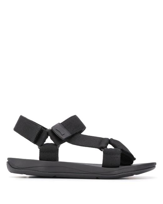 Camper Black Match Strap Sandals for men