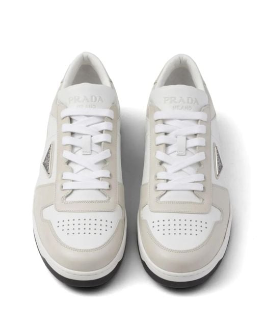 Prada White Downtown Sneaker for men