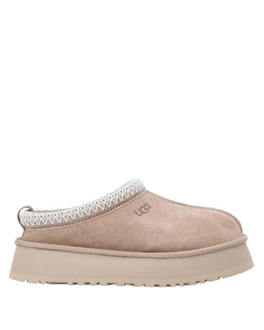 Ugg Natural Tazz Suede Slippers