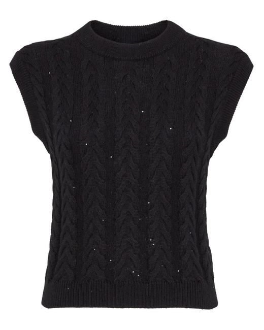 Brunello Cucinelli Dazzling トップ Black