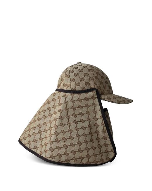 Gucci Green Gg-Pattern Baseball Cap for men