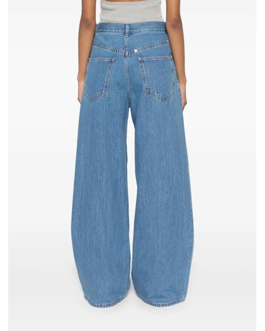 Givenchy Blue Wide-Leg Jeans