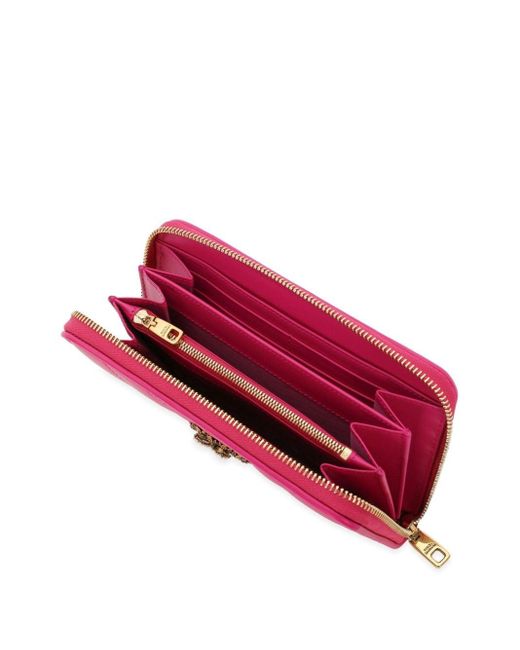 Dolce & Gabbana Pink Devotion Portemonnaie mit Reißverschluss