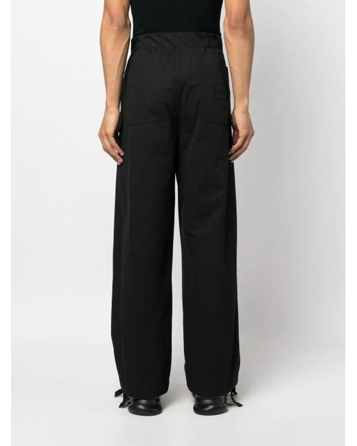 Versace Black Stylish Cotton Trousers For for men