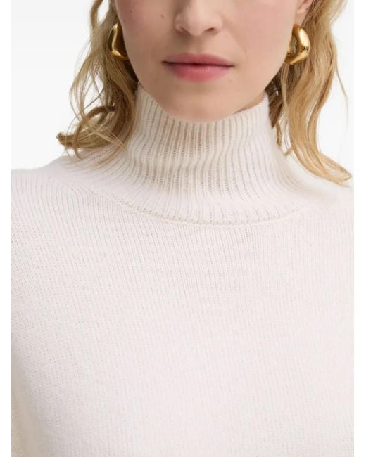 A.L.C. White Pullover mit Teddy