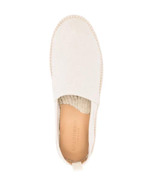 Scarosso Natural Pablo Suede Espadrilles for men