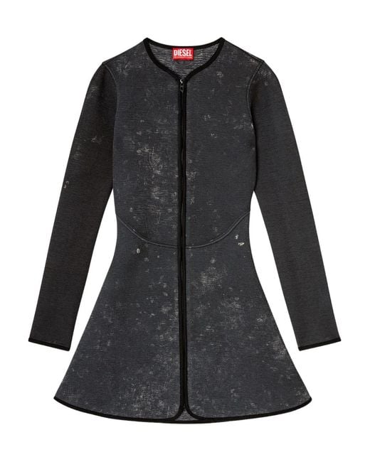 DIESEL Black Mini D-Eopre A-Line-Skirt Dress