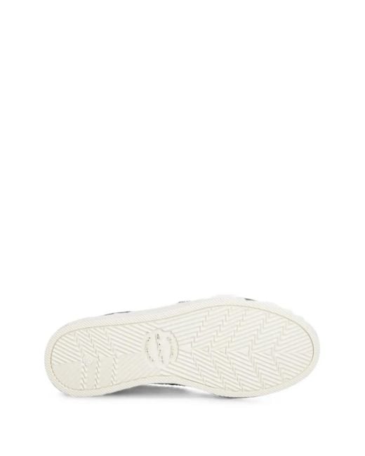 Gant White Sneakers Mit Logo-Patch