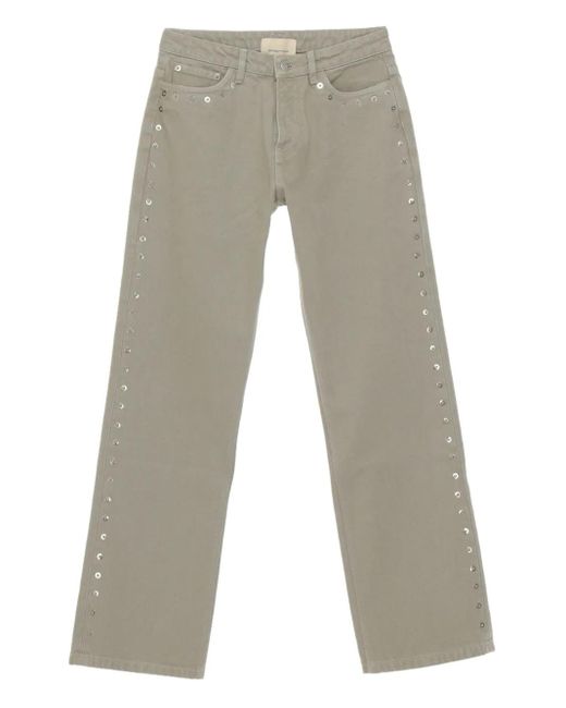 Jeans Con Borchie di Paloma Wool in Gray