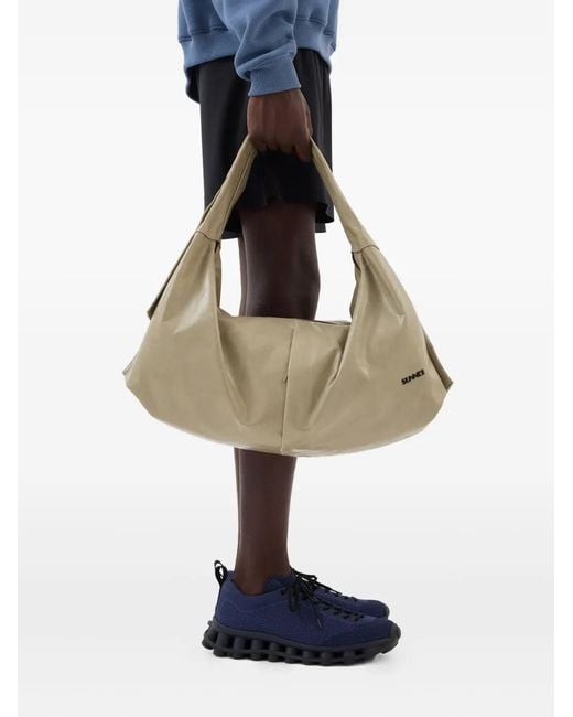 Sunnei Natural Multitasking Leather Shoulder Bag