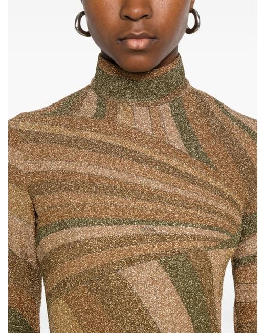 Emilio Pucci Brown Printed Top