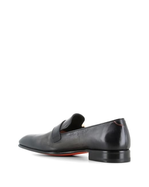 Santoni メンズ グレー モンクストラップ シューズの通販はau PAY