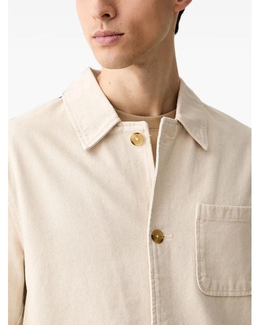 Michael Kors Natural Button-Up Pocket-Detail Jacket for men
