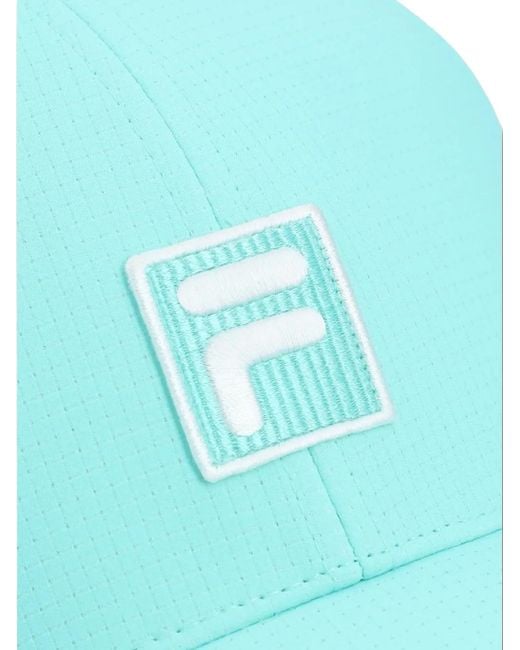 Fila Blue Aqua F-Box Woven Cap for men