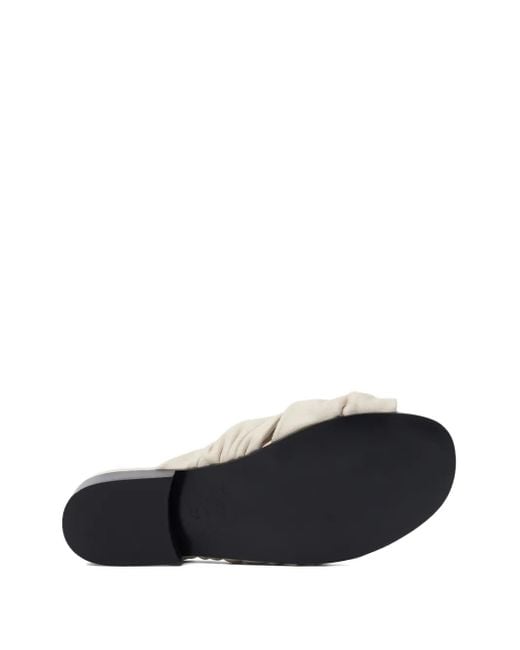 Scarosso White Bebe Slides