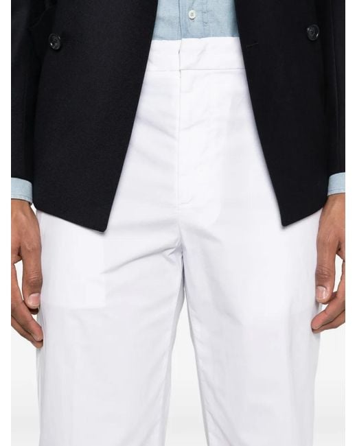 Dondup White James Tailored Trousers for men