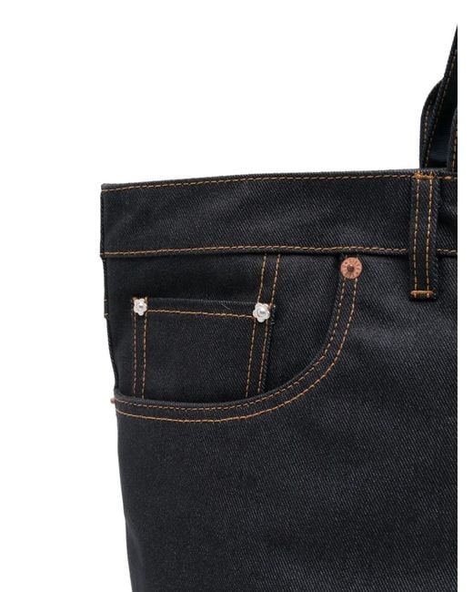 Five Pockets" Borsa A Mano di KENZO in Black da Uomo