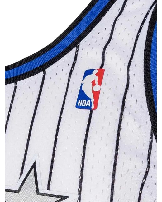 Jersey Magic a rayas diplomáticas Mitchell & Ness de hombre de color Blue