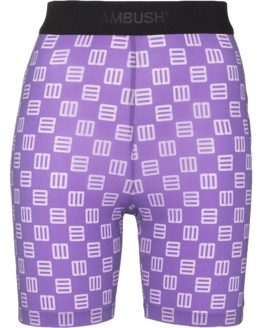 Ambush Multicolor Monogram Knee-Length Shorts
