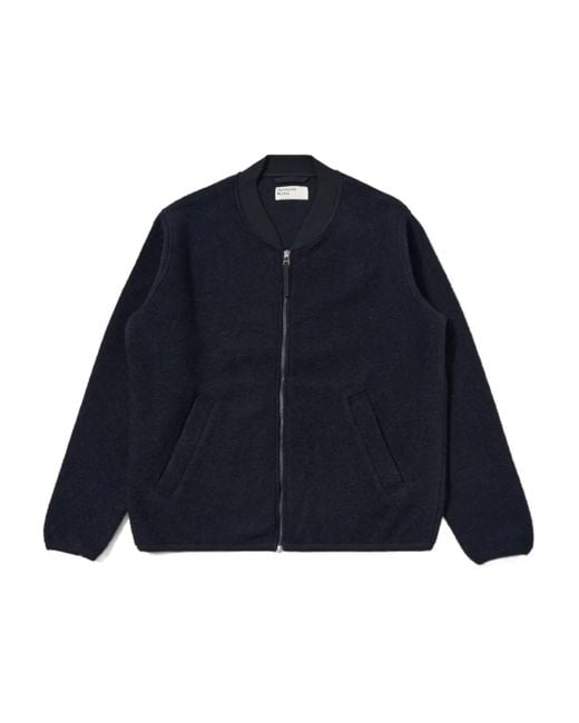 Chaqueta bómber con cremallera Universal Works de hombre de color Blue