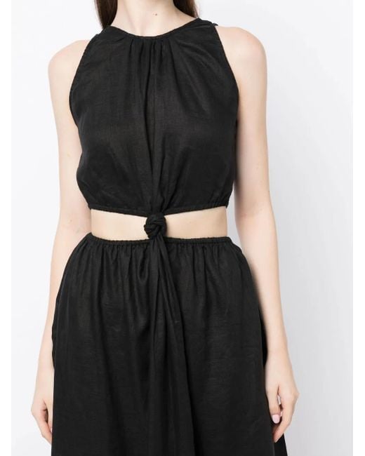 Faithfull The Brand Zeta カットアウト ドレス Black