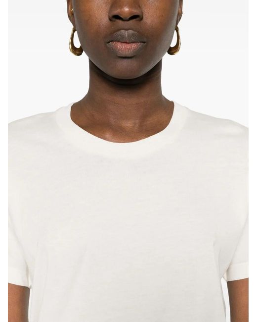 The Row White Foz Short-sleeve T-shirt - Women's - Cotton