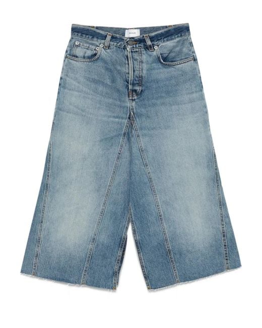 Haikure Stacy Denim Midi-Rok in het Blue