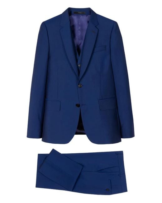 Paul Smith Blue The Soho Three-Button Suit for men