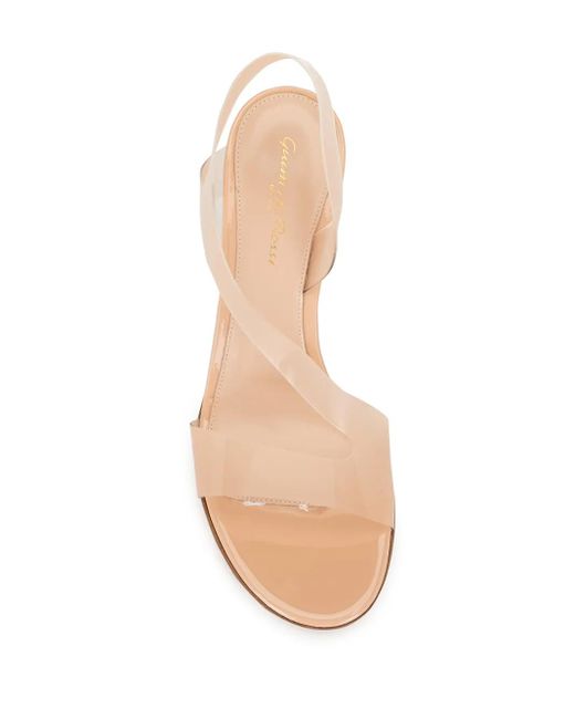 Gianvito Rossi Natural Metropolis 70Mm Slingback Sandals