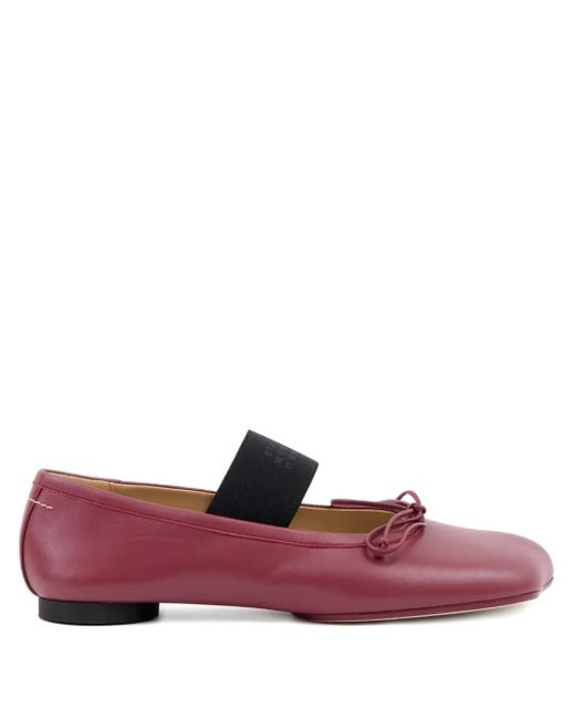 MM6 by Maison Martin Margiela Purple Anatomic Ballerinas