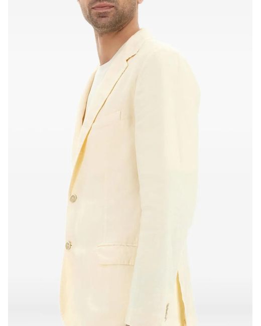 120% Lino Natural Single-Breasted Suit for men