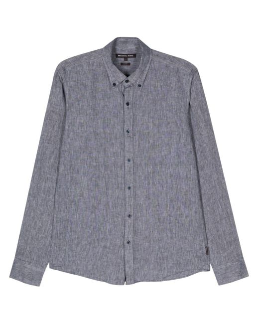 Camisa texturizada Michael Kors de hombre de color Gray