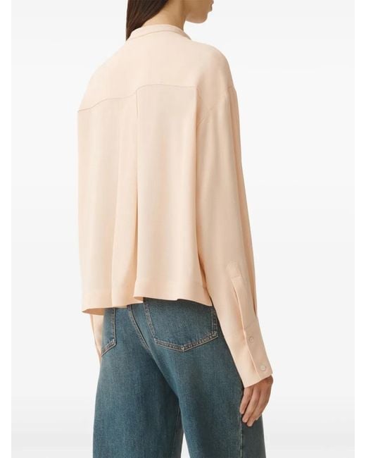 Fabiana Filippi Natural Envers Satin Shirt