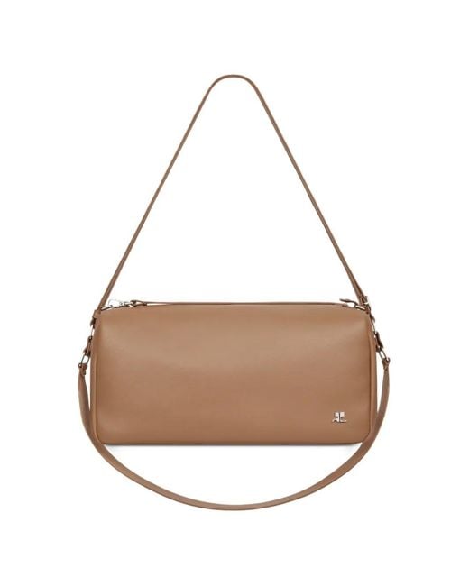Courreges Natural Medium Three Sixty Shoulder Bag