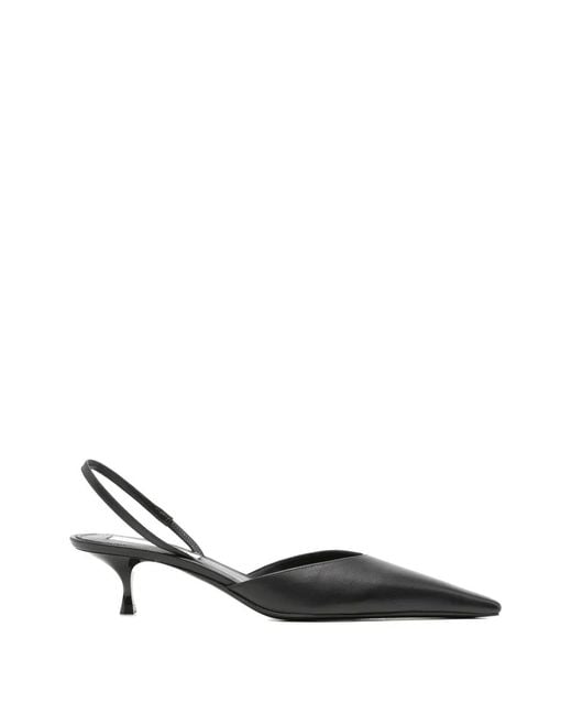 Victoria Beckham Black Sloan Halter-Back Pumps