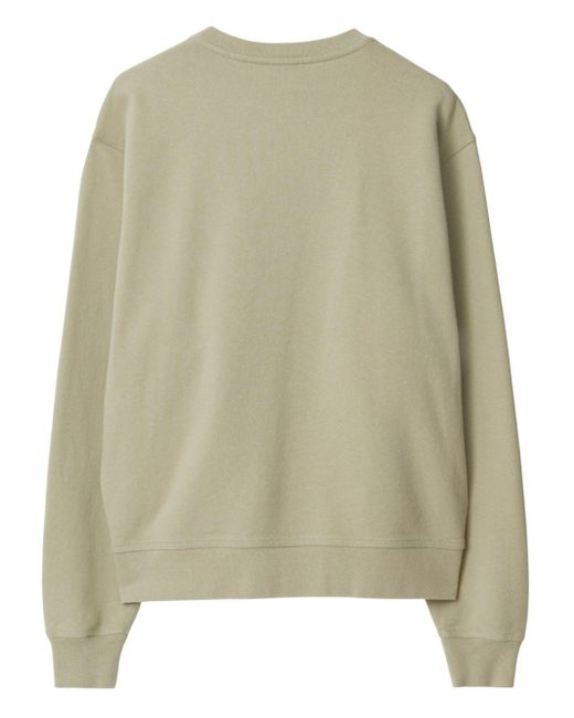 Burberry Natural Ekd Cotton Sweatshirt for men